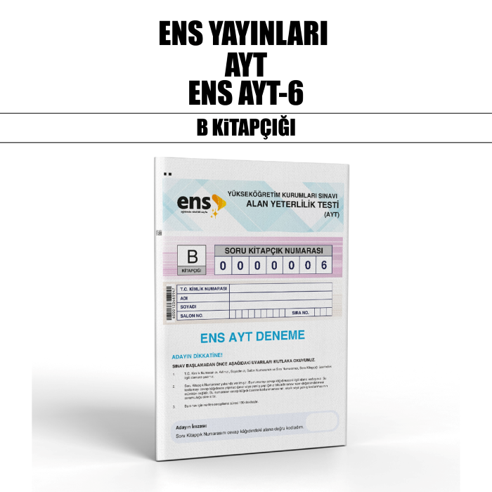 ENS YAYIN YKS AYT SNV 6-B - 25-26